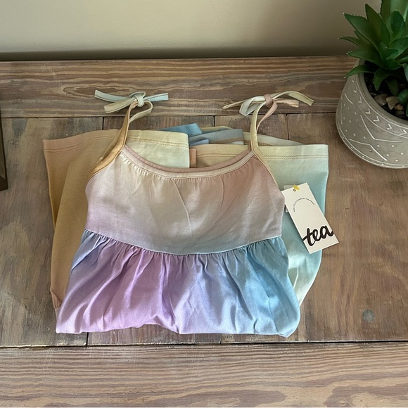 Tea Collection Pastel Rainbow Gradient Dress - Picture 11 of 11